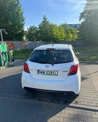 Toyota Yaris cena 32000 przebieg: 163000, rok produkcji 2016 z Warszawa małe 191